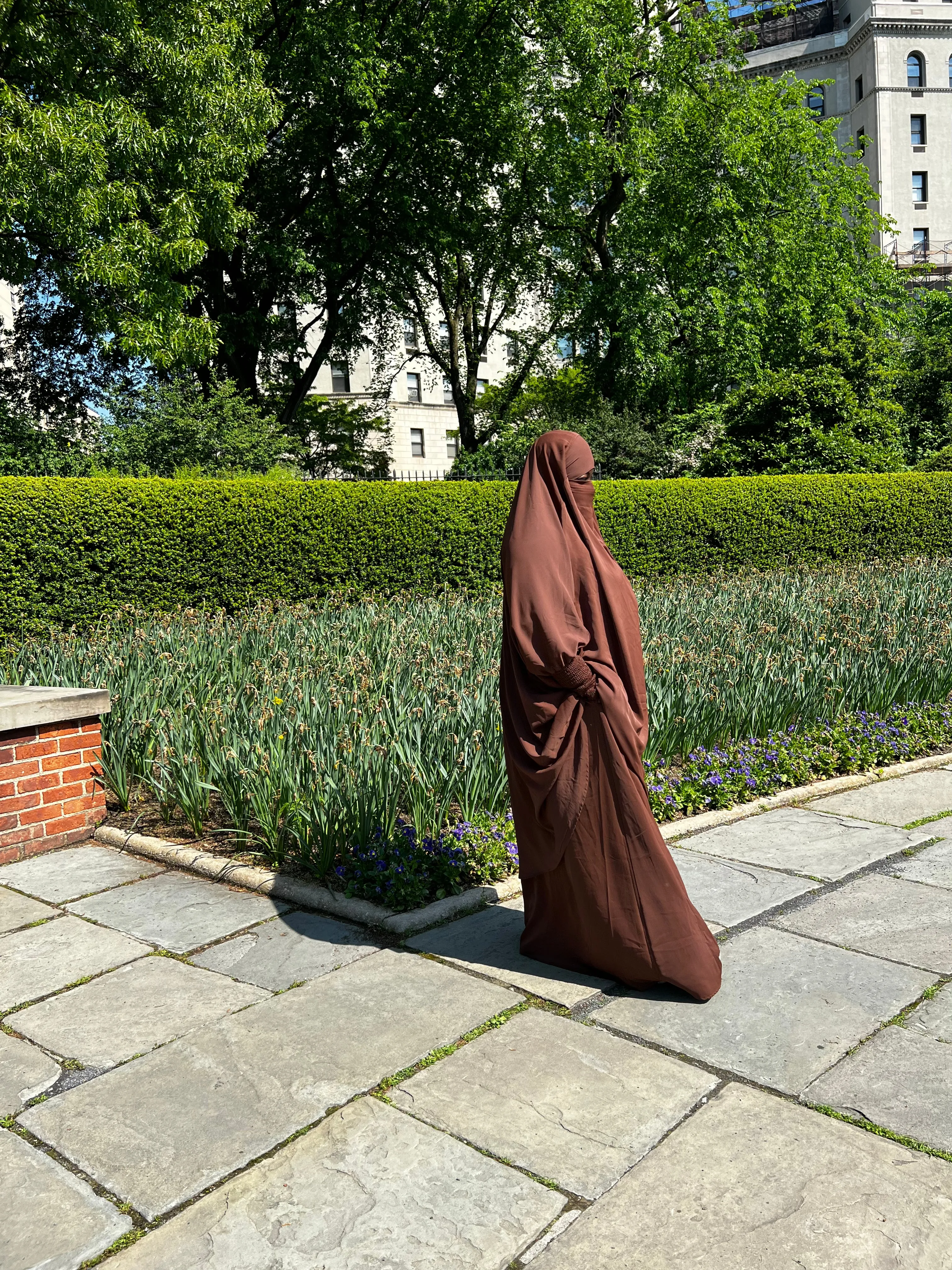 Luxury 2 pieces jilbabs - Brown