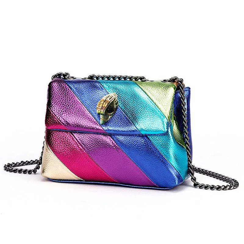Luxury Contrasting Color Handbag