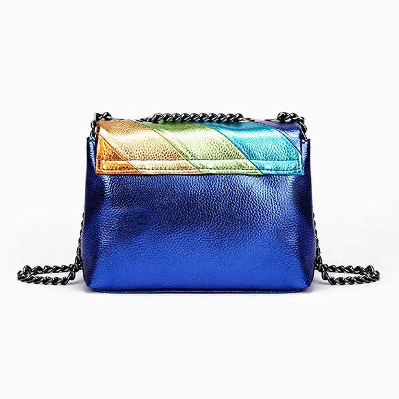 Luxury Contrasting Color Handbag