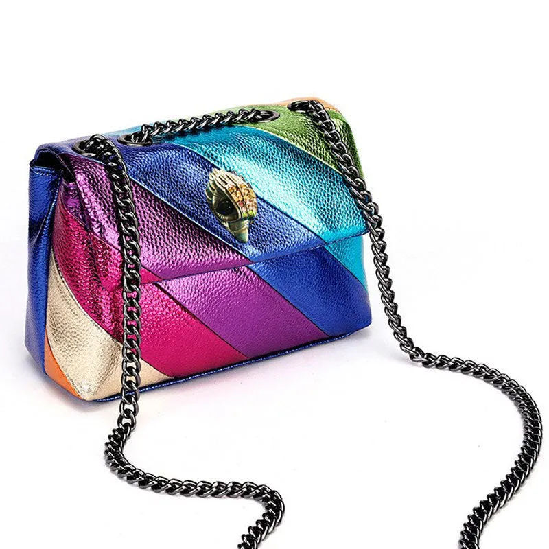 Luxury Contrasting Color Handbag