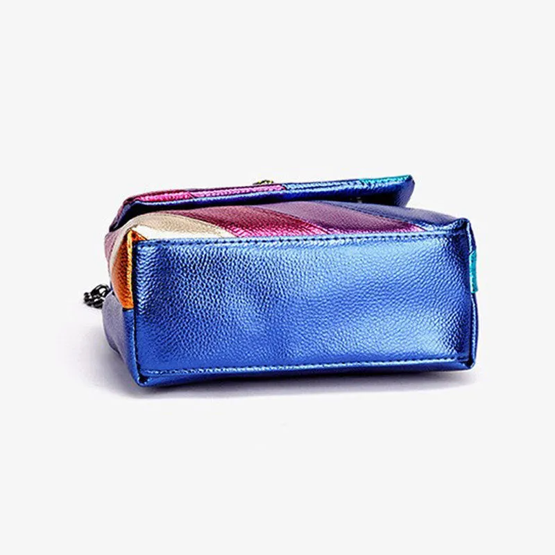 Luxury Contrasting Color Handbag