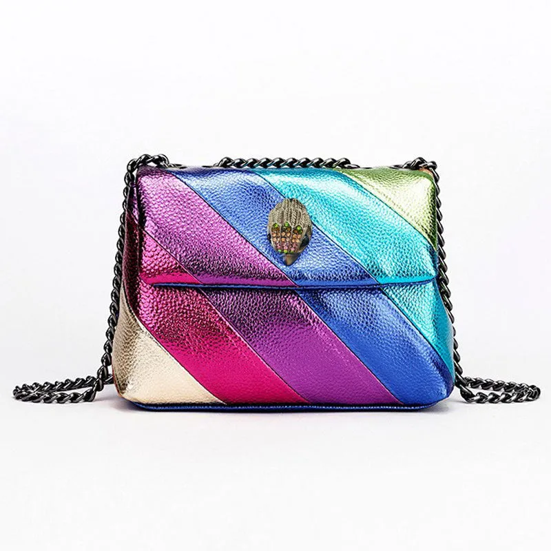 Luxury Contrasting Color Handbag