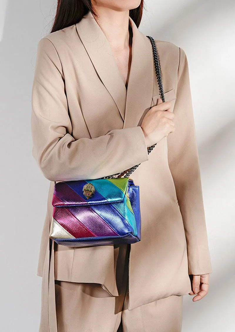 Luxury Contrasting Color Handbag
