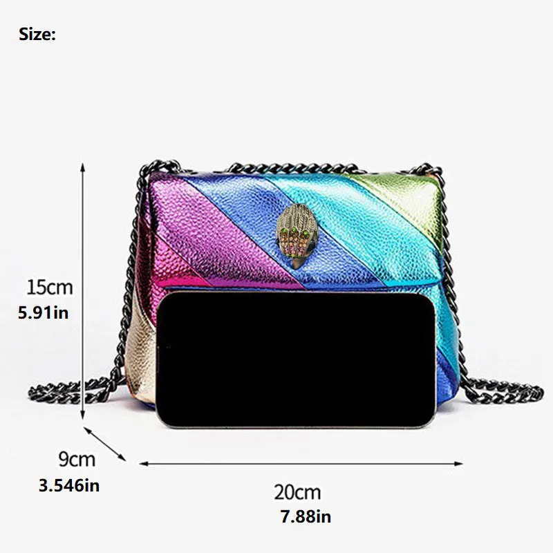 Luxury Contrasting Color Handbag