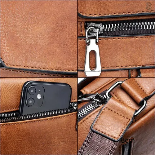 Luxury Leather Crossbody Bag – Elegant, Practical & Timeless