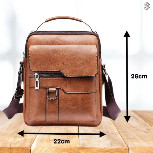 Luxury Leather Crossbody Bag – Elegant, Practical & Timeless