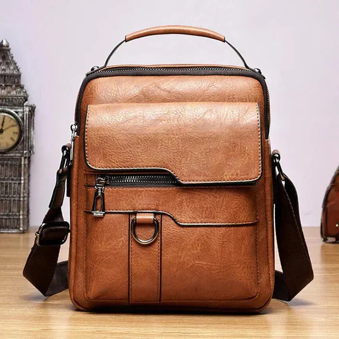 Luxury Leather Crossbody Bag – Elegant, Practical & Timeless