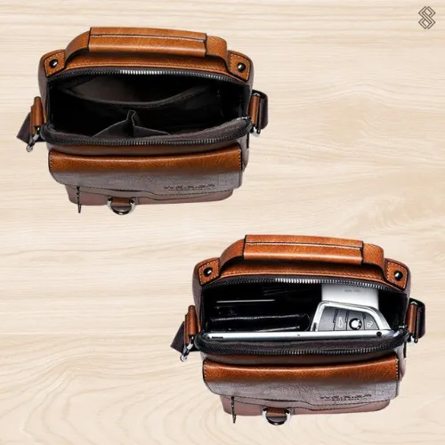 Luxury Leather Crossbody Bag – Elegant, Practical & Timeless