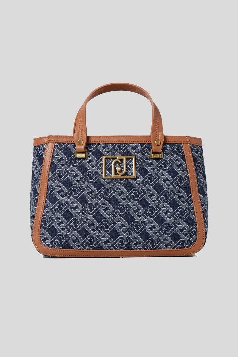 M Satchel - Blu Denim