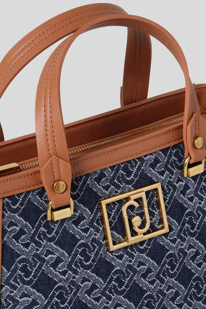 M Satchel - Blu Denim
