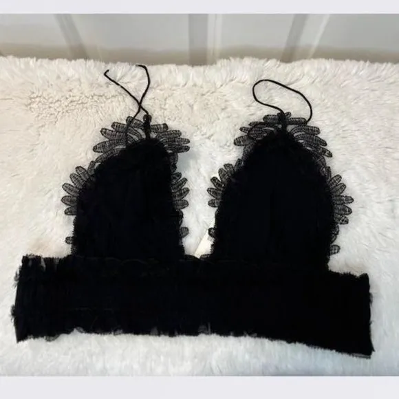 Magali Pascal Lace Cropped Bralette from Anthropologie - Size Med.- New with Tag
