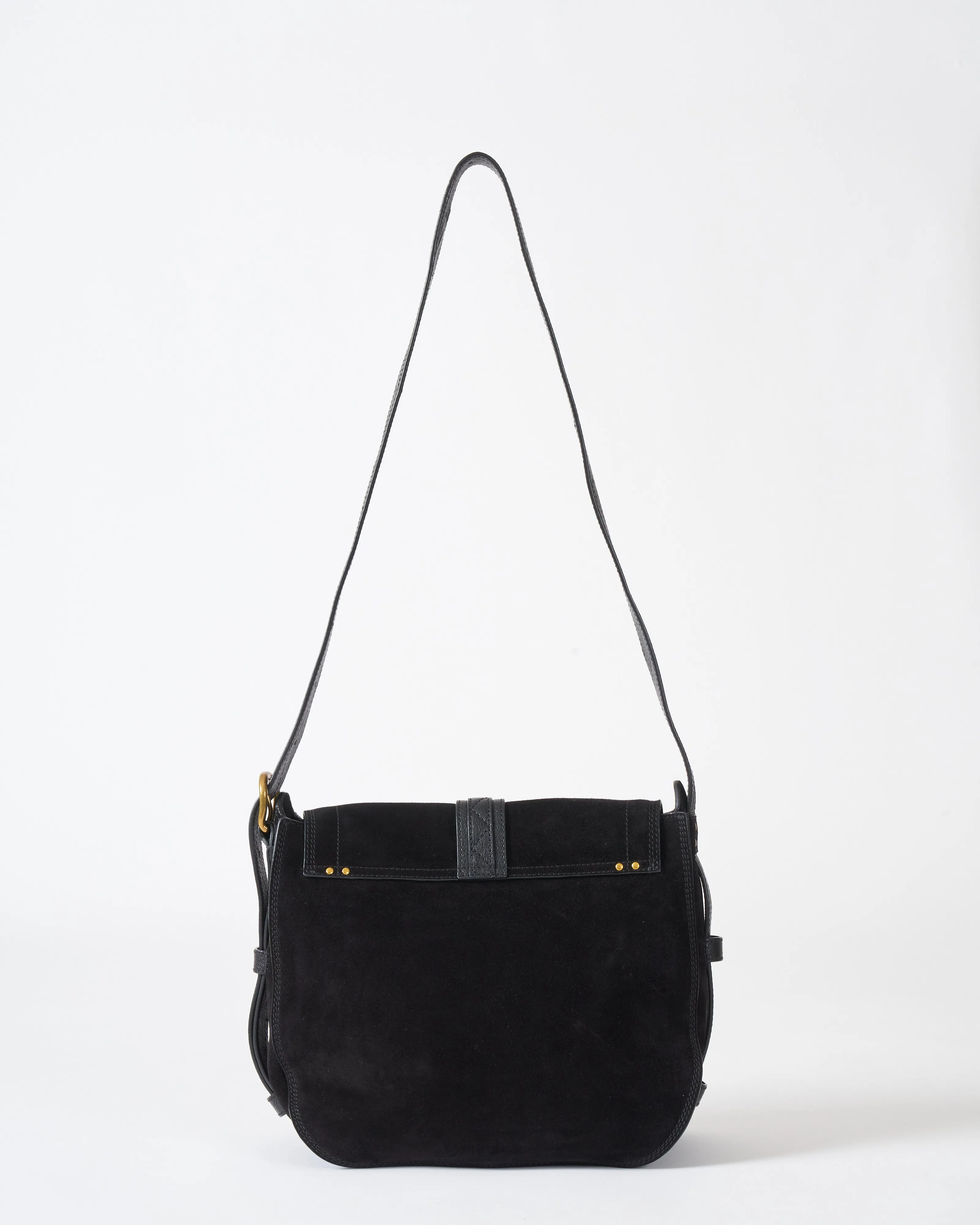 mario - black split suede