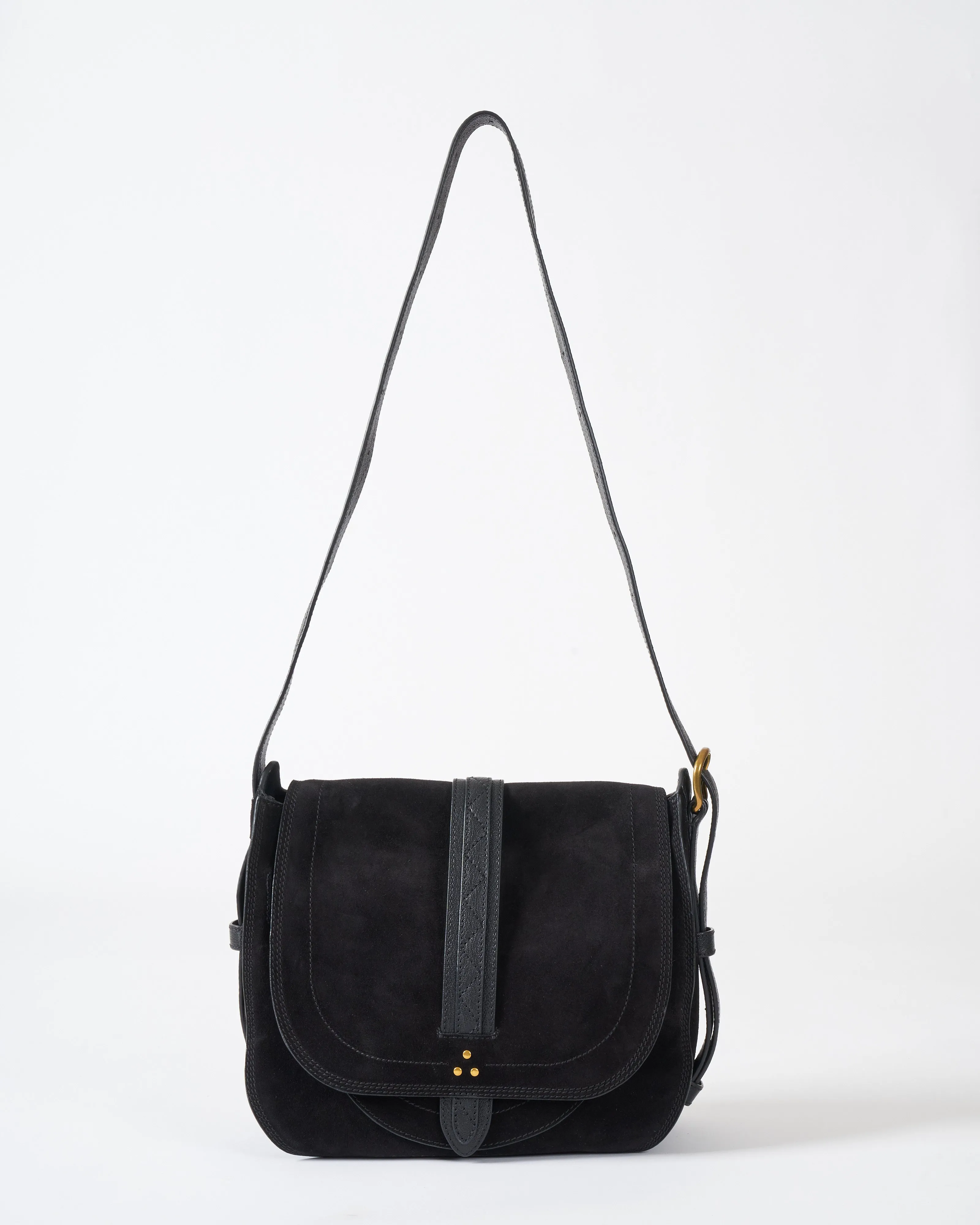 mario - black split suede