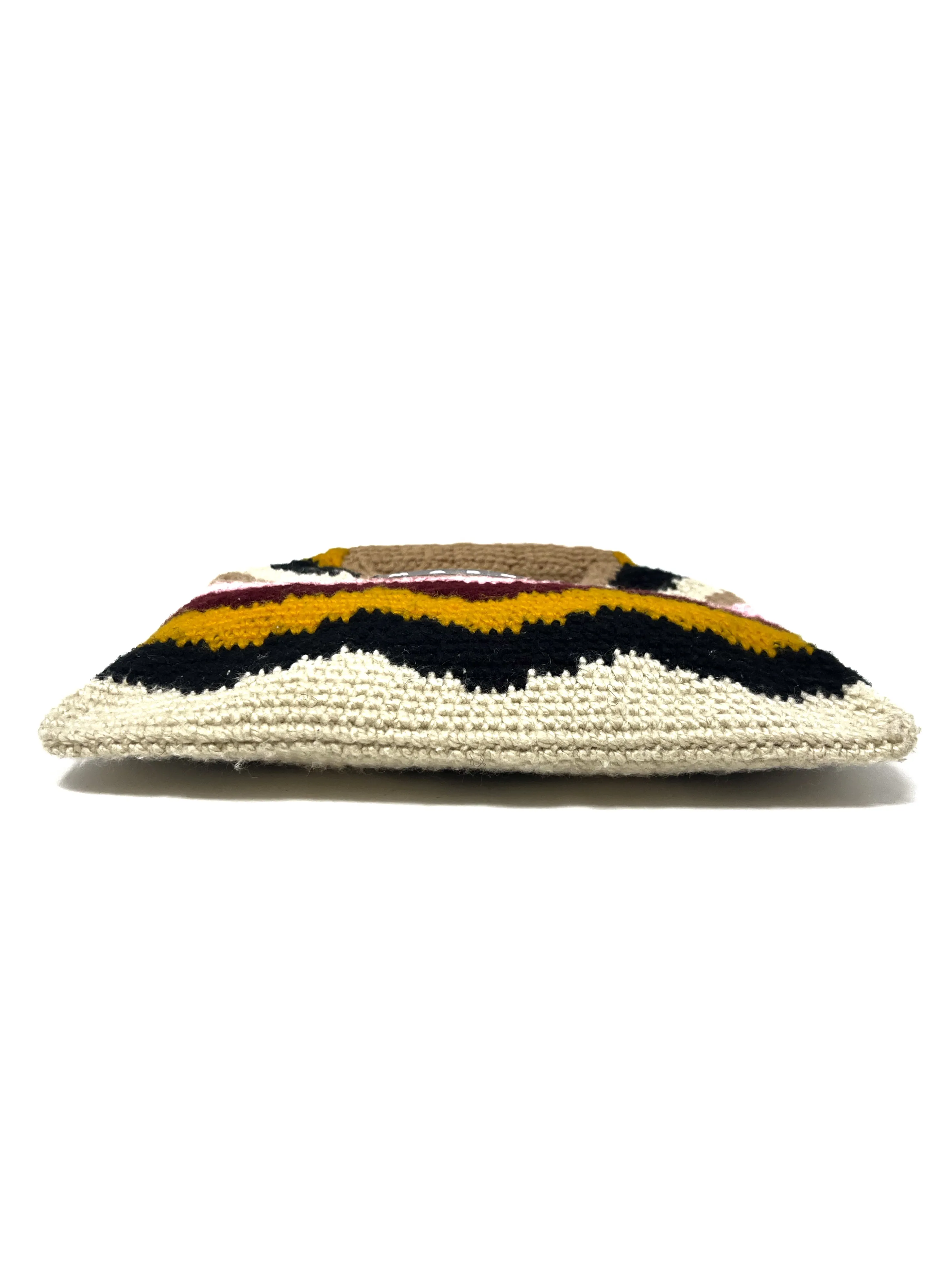 Marni Multi Colored 'Market' Waves Top Handle Bag