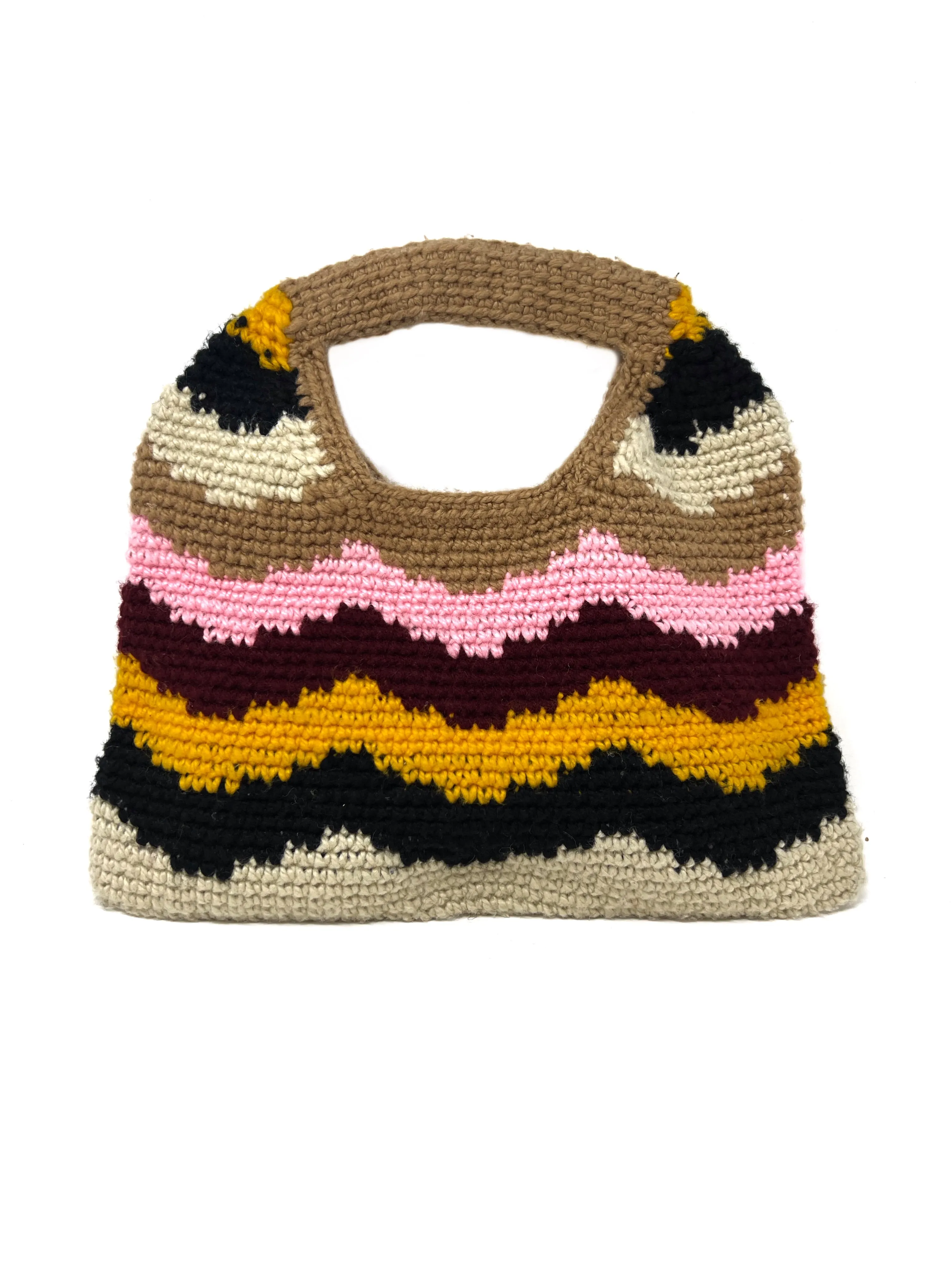 Marni Multi Colored 'Market' Waves Top Handle Bag