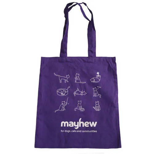 Mayhew cat cotton bag