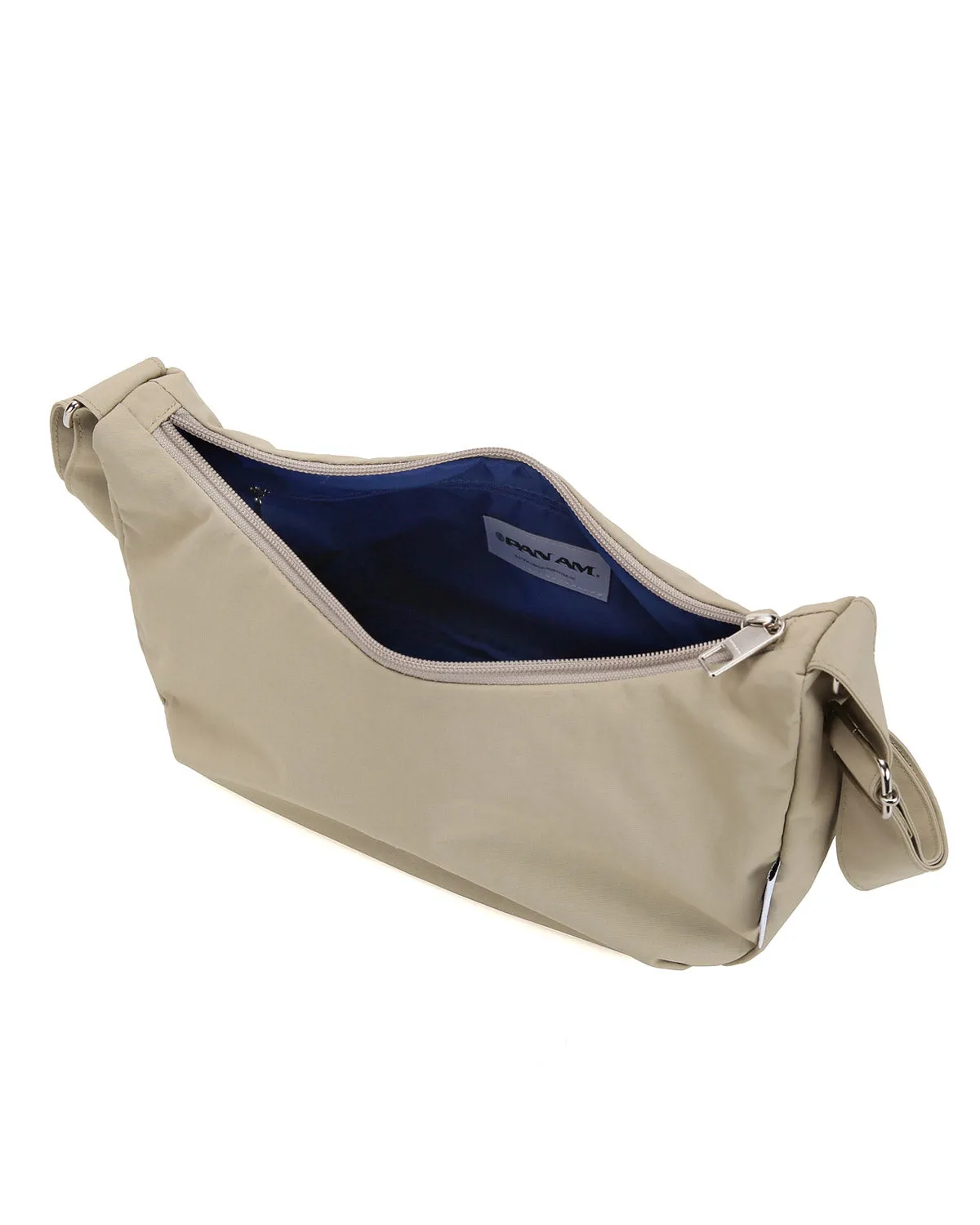 MEATBALL LOGO CROSS BAG_BEIGE