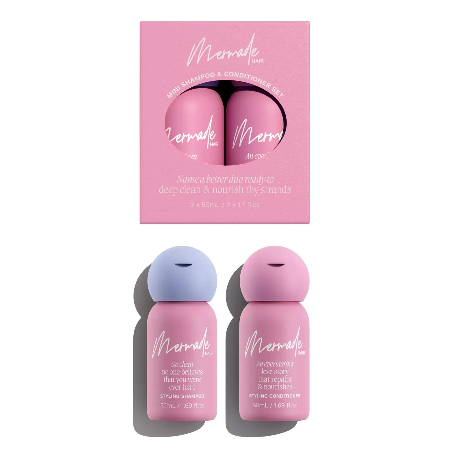 Mermade Mini Styling Shampoo & Conditioner Set