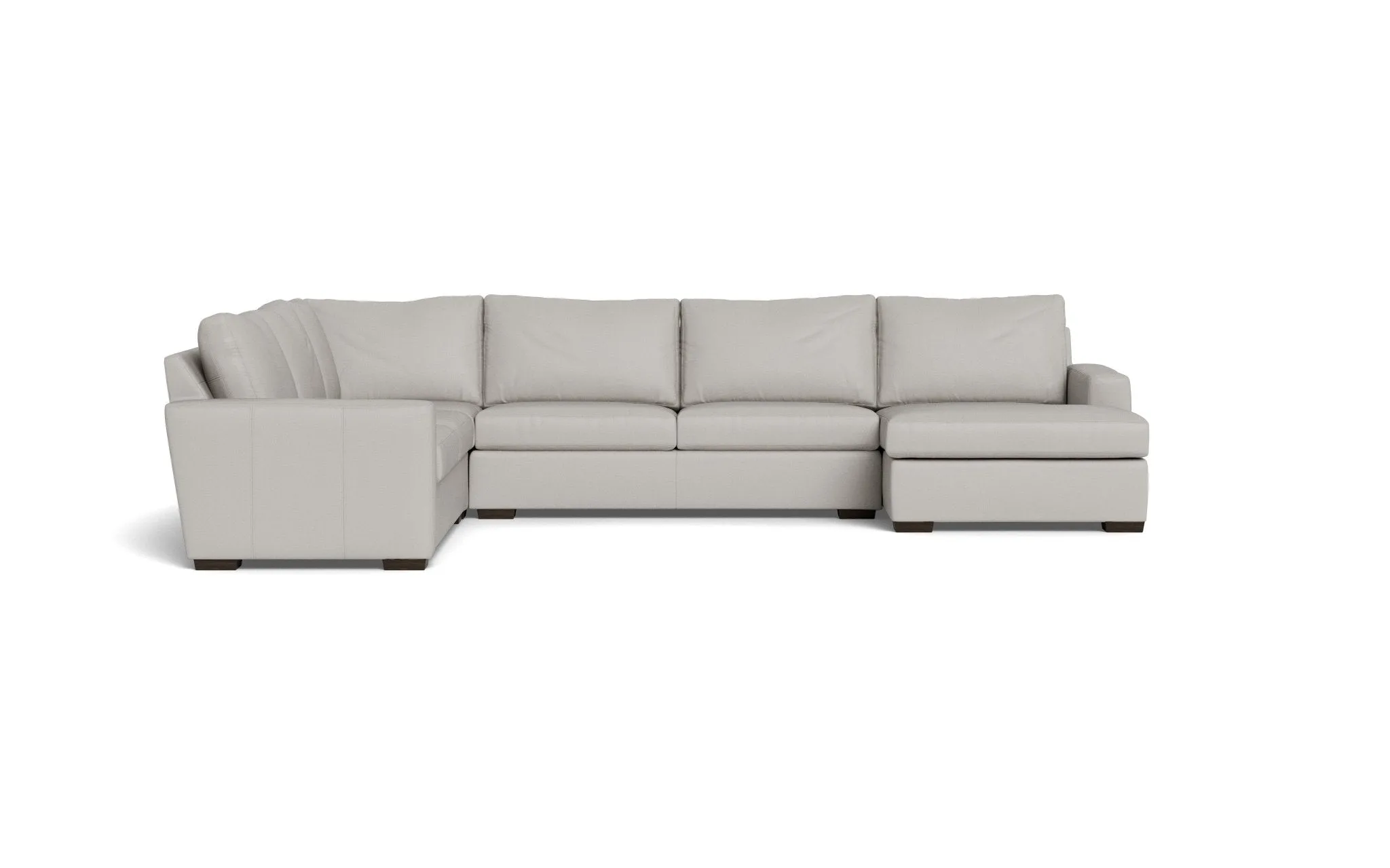 Mesa 156" Leather Corner Sectionals w. Right Chaise