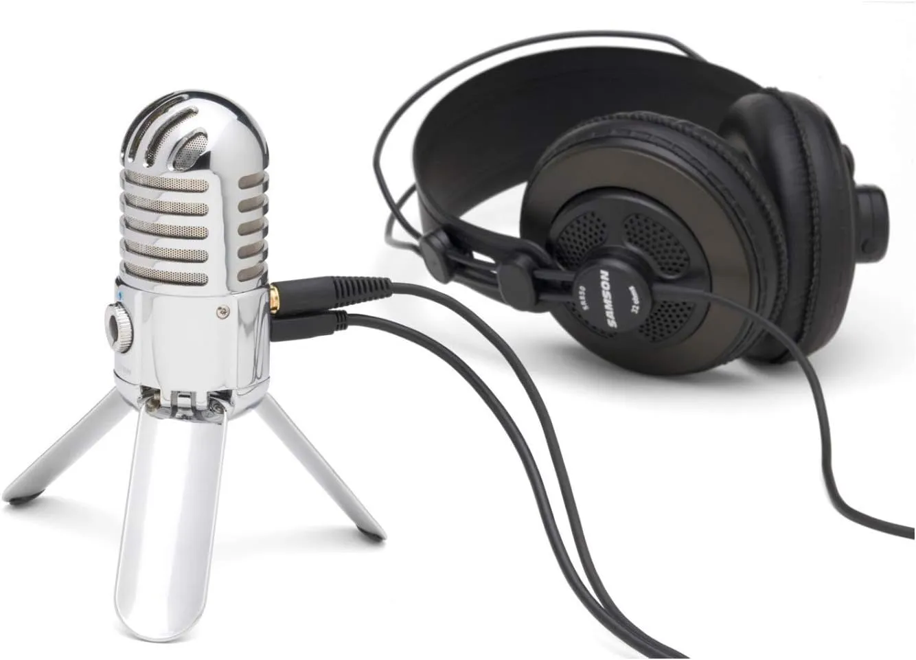 Meteor Mic USB Studio Condenser Microphone (Chrome) for Dragon