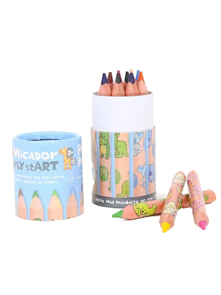 Micador early stART - Triangle Pencil Purse Pack - 12 Pack