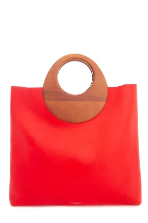 Michael Kors Collection Red Summer Sunset Tote