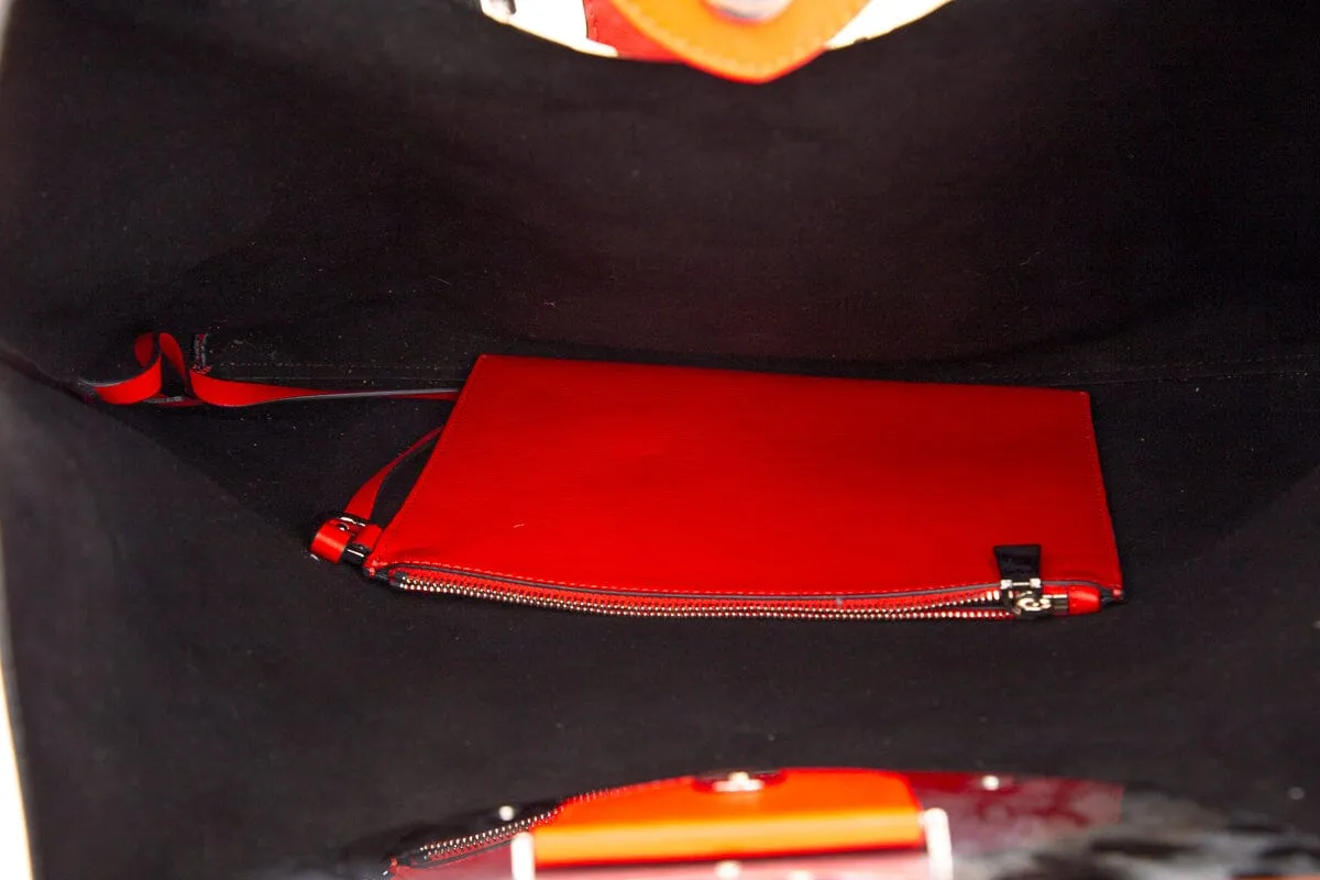 Michael Kors Collection Red Summer Sunset Tote