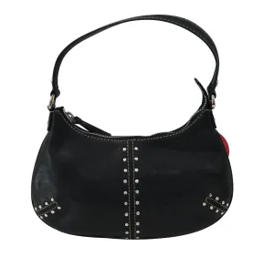 Michael Kors Leather Hobo Bag Black