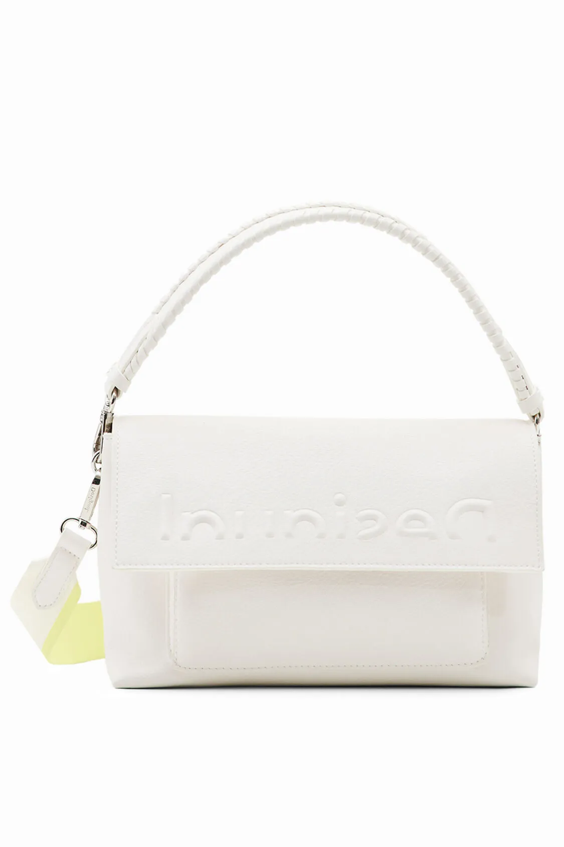 Midsize half logo crossbody bag women
