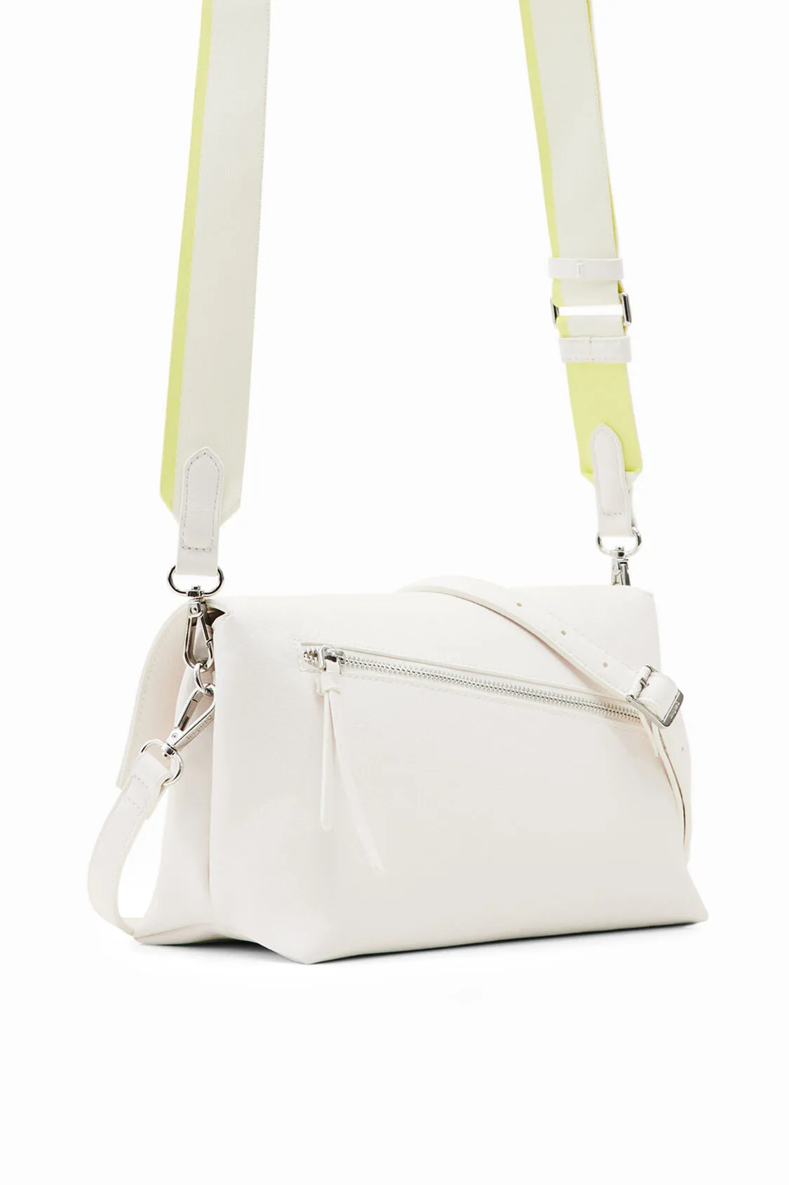 Midsize half logo crossbody bag women