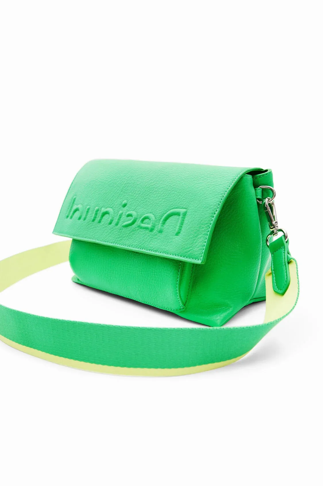 Midsize half logo crossbody bag women
