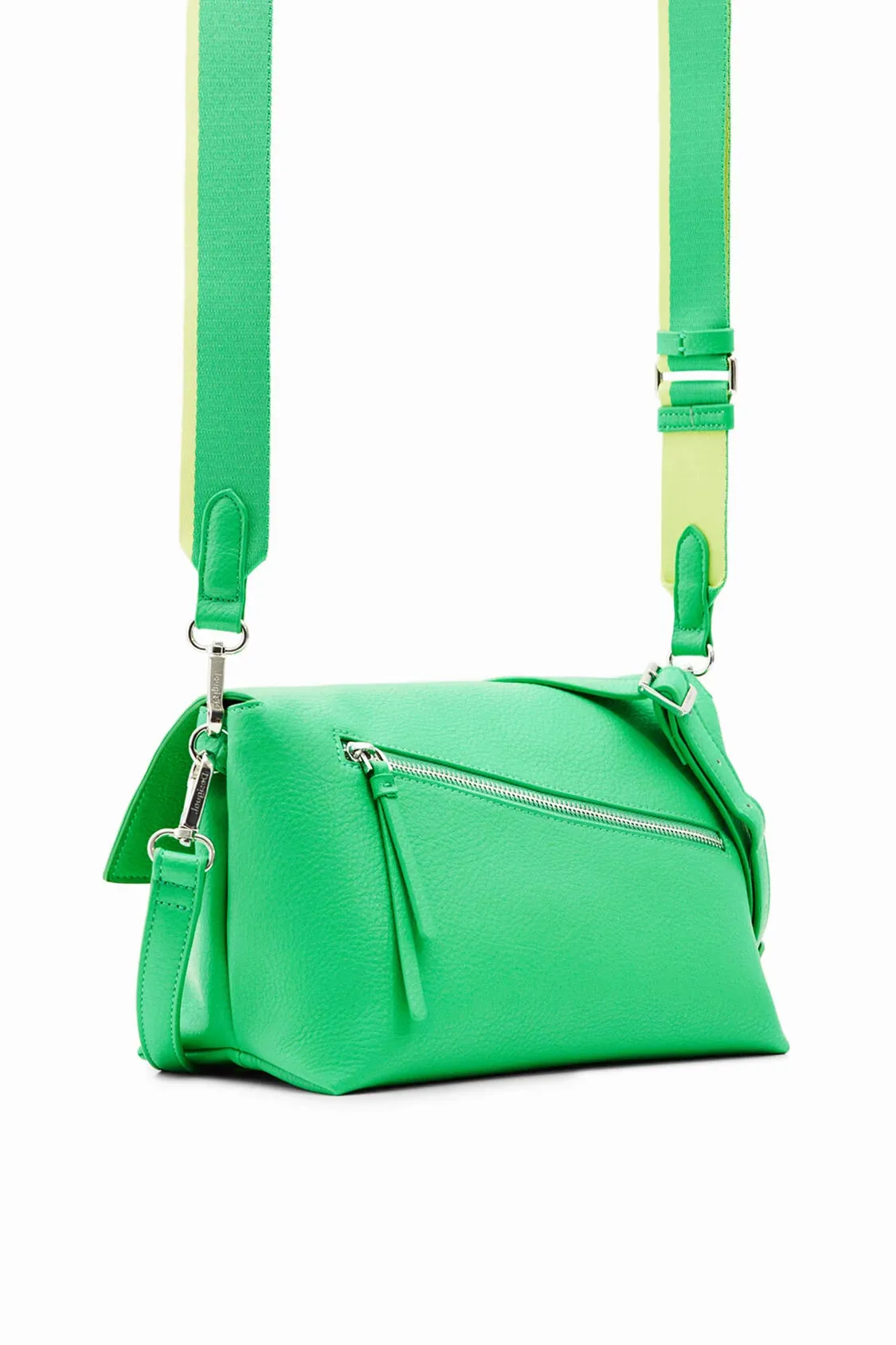 Midsize half logo crossbody bag women