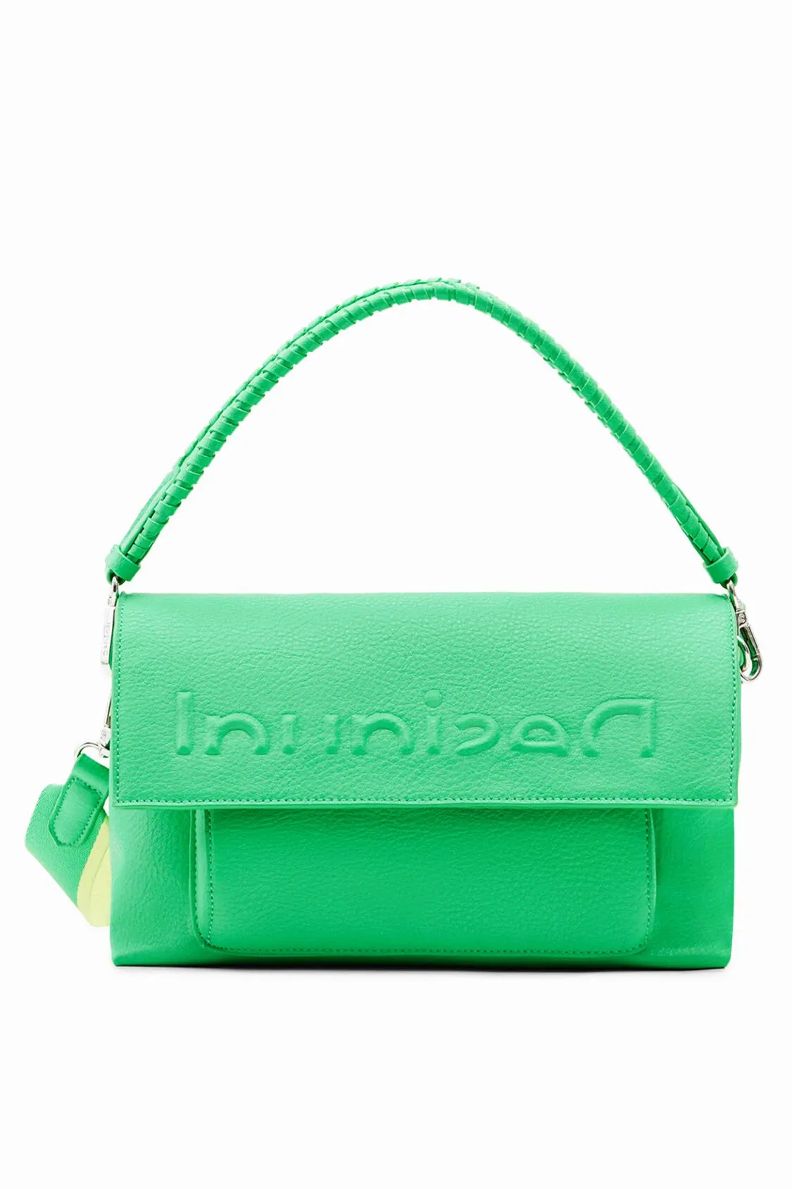 Midsize half logo crossbody bag women