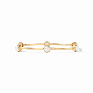 Milano Luxe Pearl Bangle - Medium
