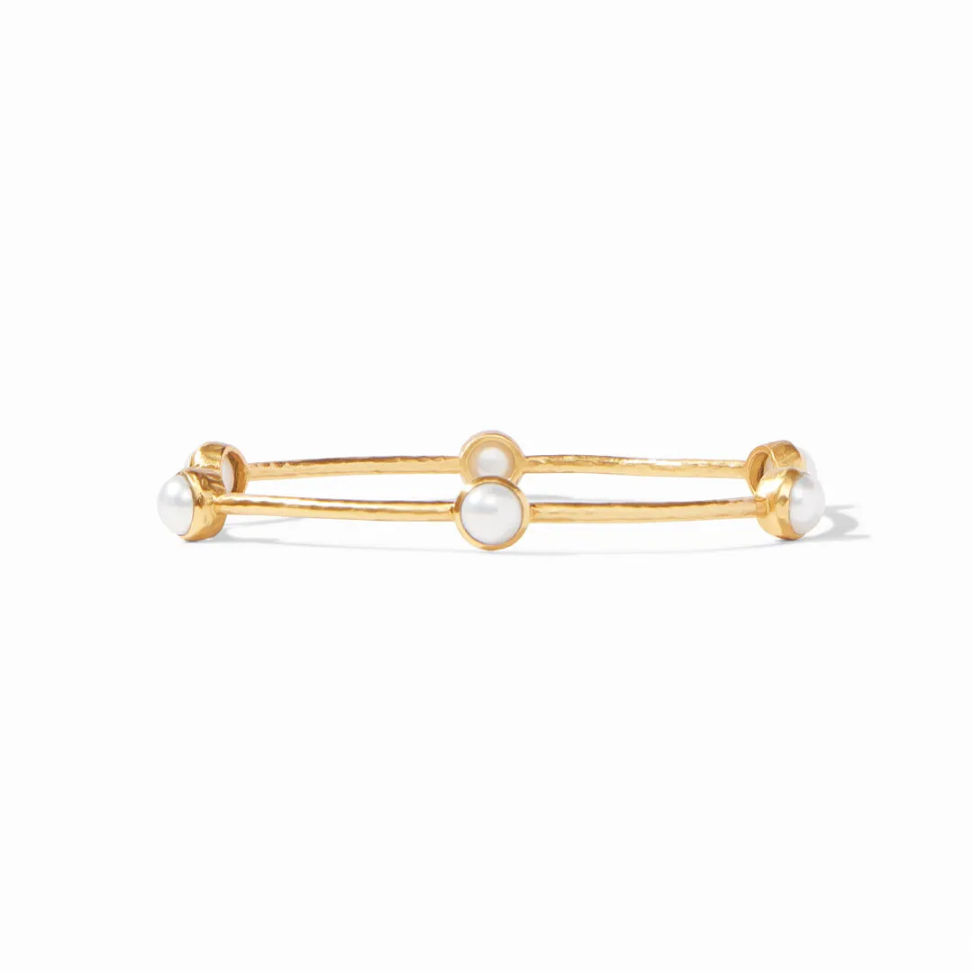 Milano Luxe Pearl Bangle - Medium