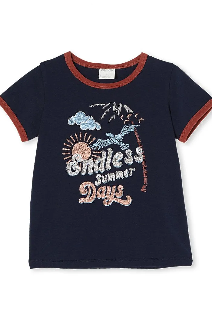Milky | Endless Summer Tee | Sizes 8-12