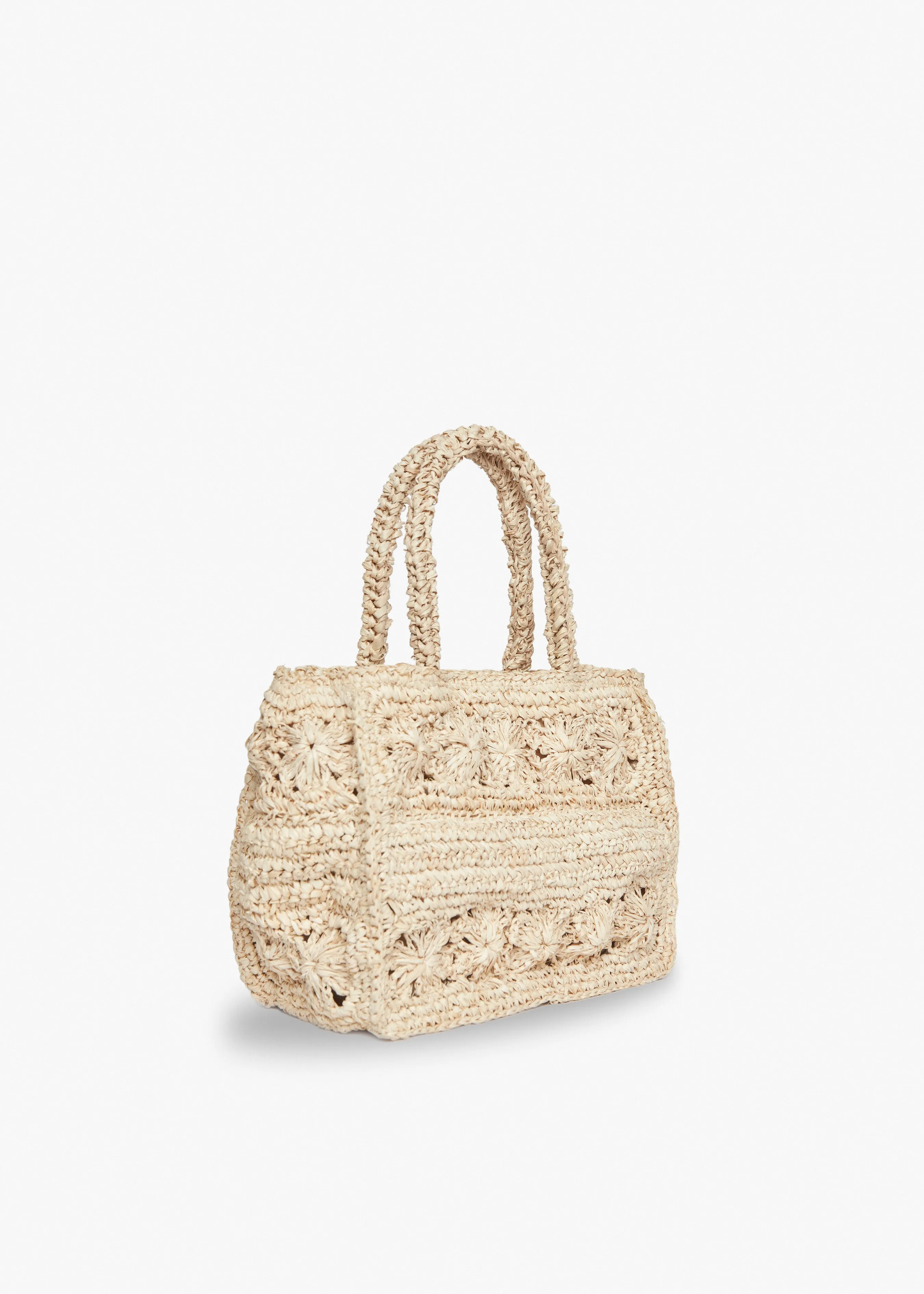Mini Amina Straw Tote Bag