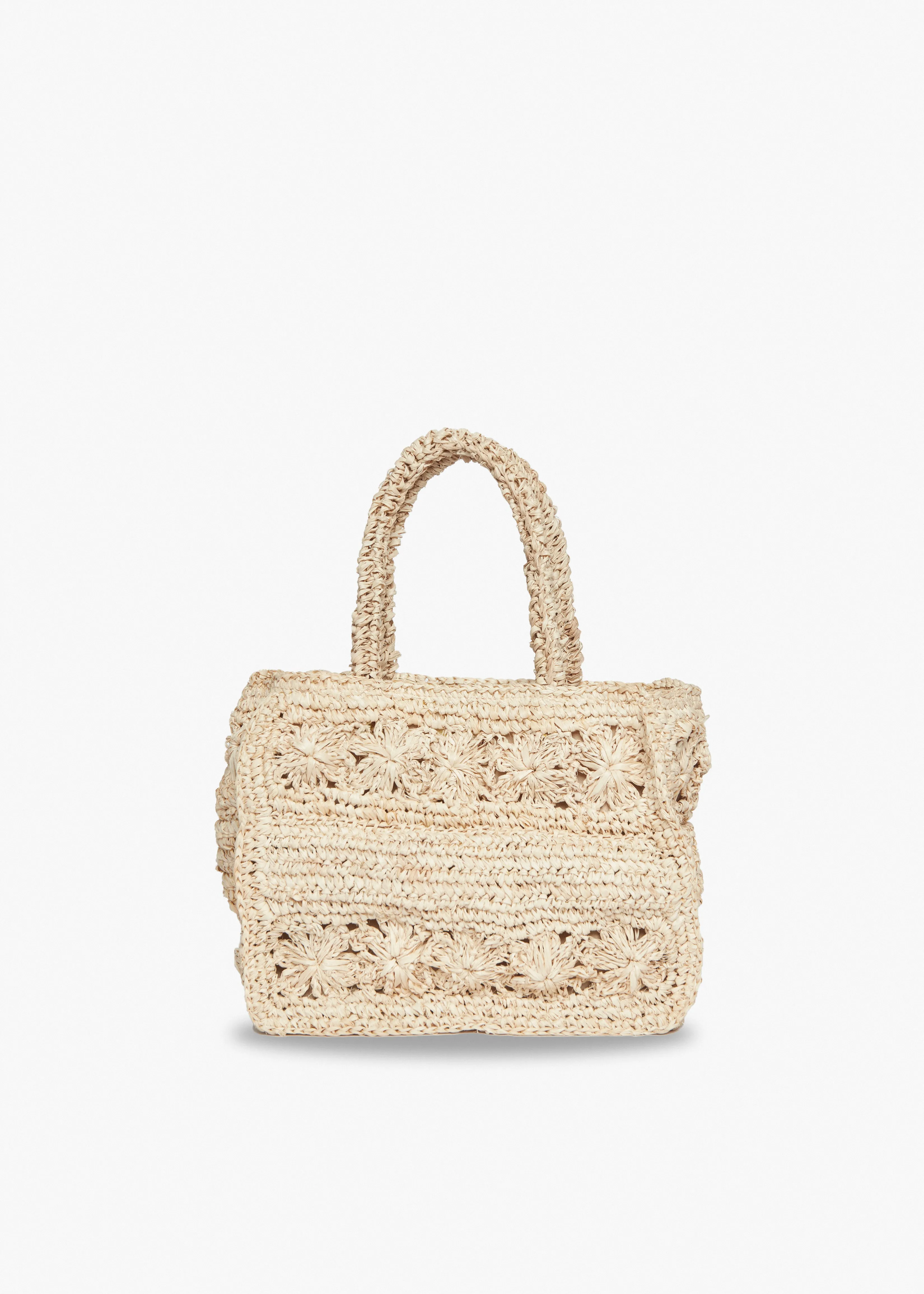 Mini Amina Straw Tote Bag