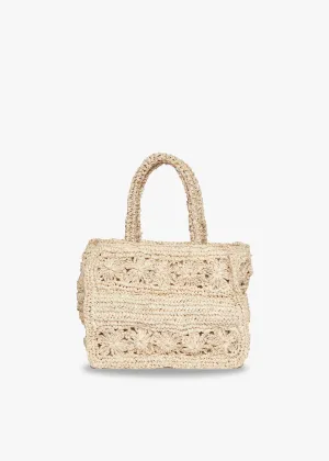 Mini Amina Straw Tote Bag
