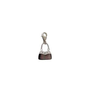Mini Diamond Handbag Pendant (14K)