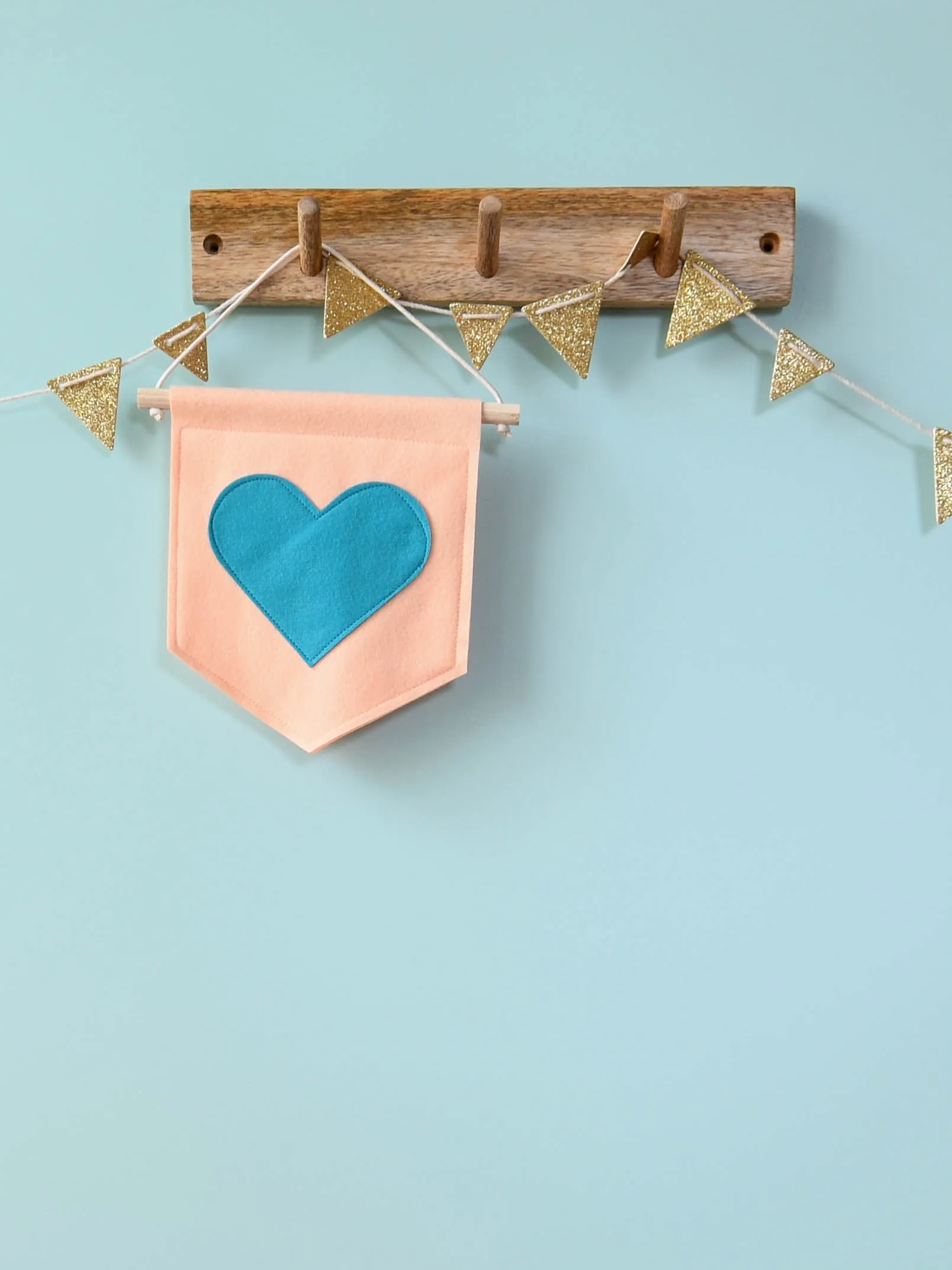 Mini Felt Initial Banner