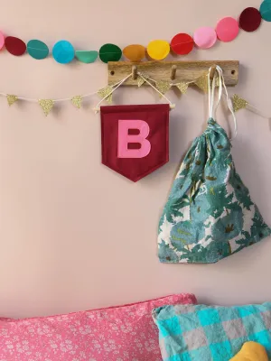 Mini Felt Initial Banner