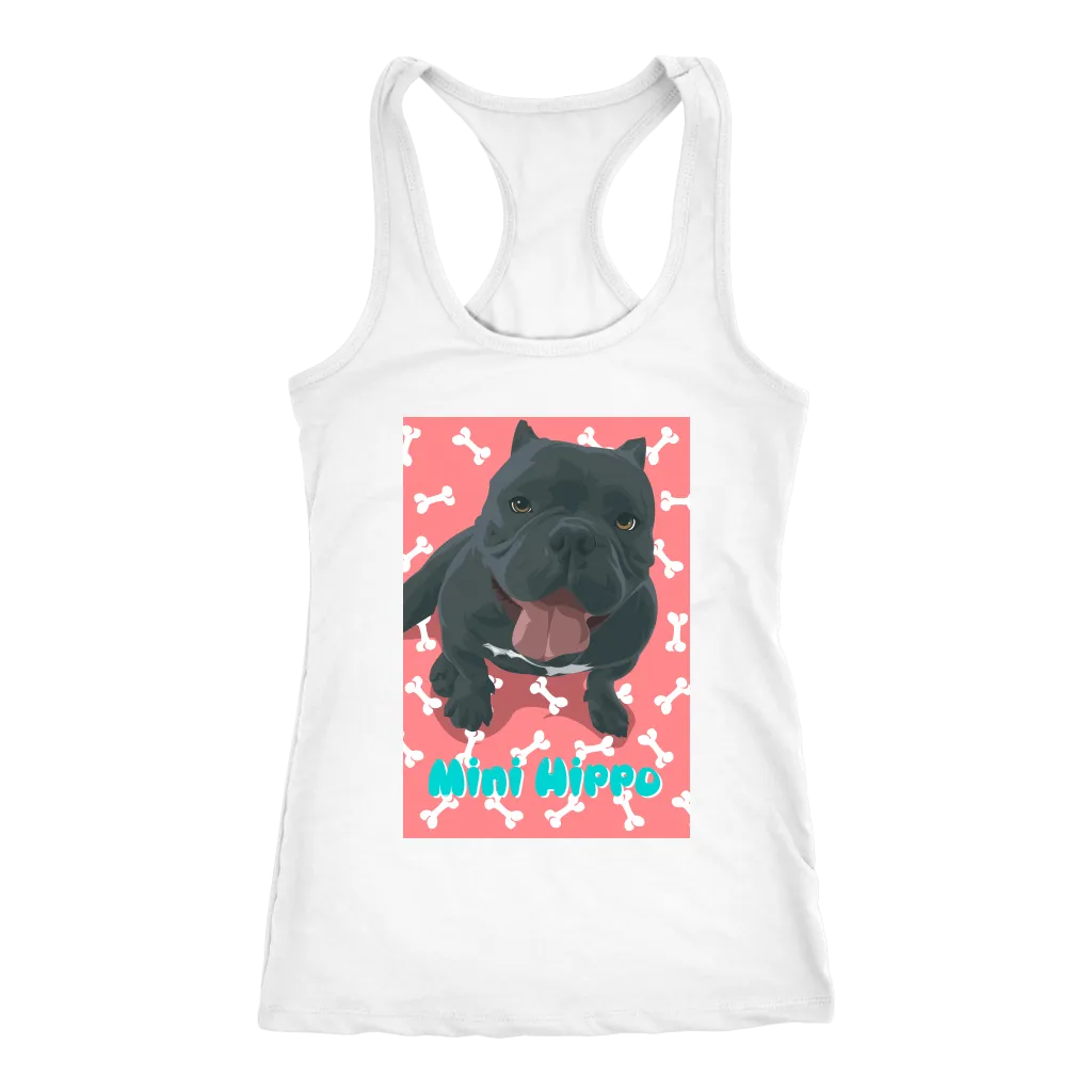 Mini Hippo Racerback Tank