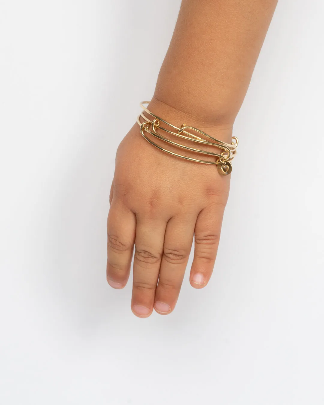 Mini Me Adjustable Bangle, Sterling Silver