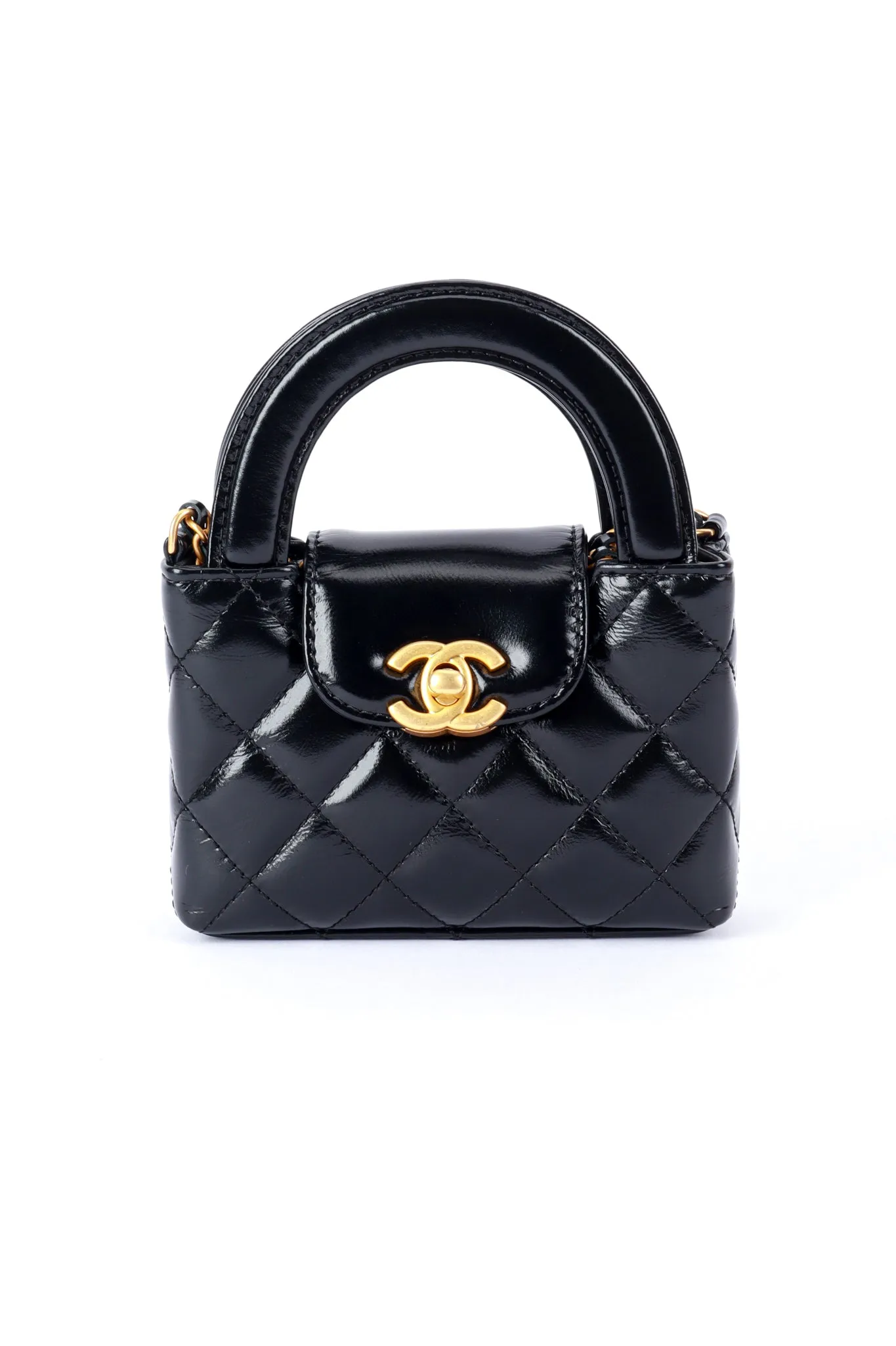 Mini Nano Kelly Leather Bag