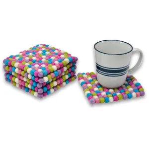 Mini Square Ball Mat- Light Pink