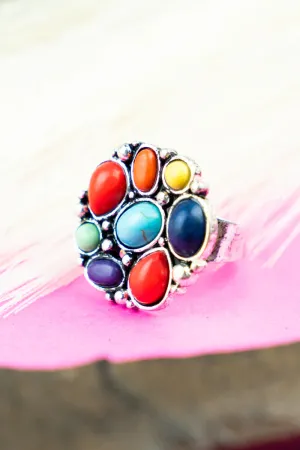 Missoula Fashion Cluster Cuff Ring