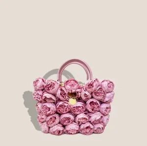 MME. PEONY ROSE BOUQUET Tote - PINK