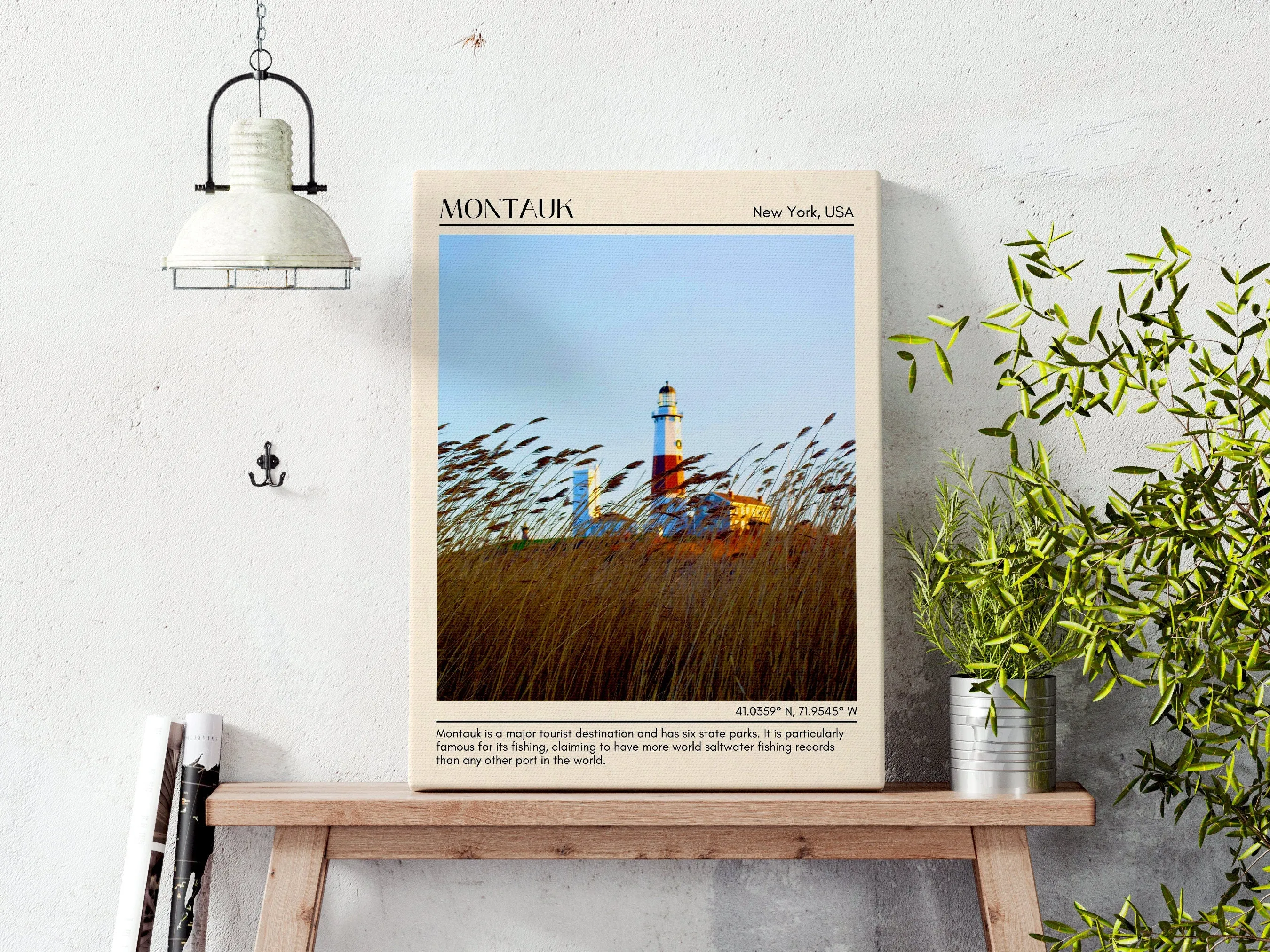 Montauk Wall Canvas, USA