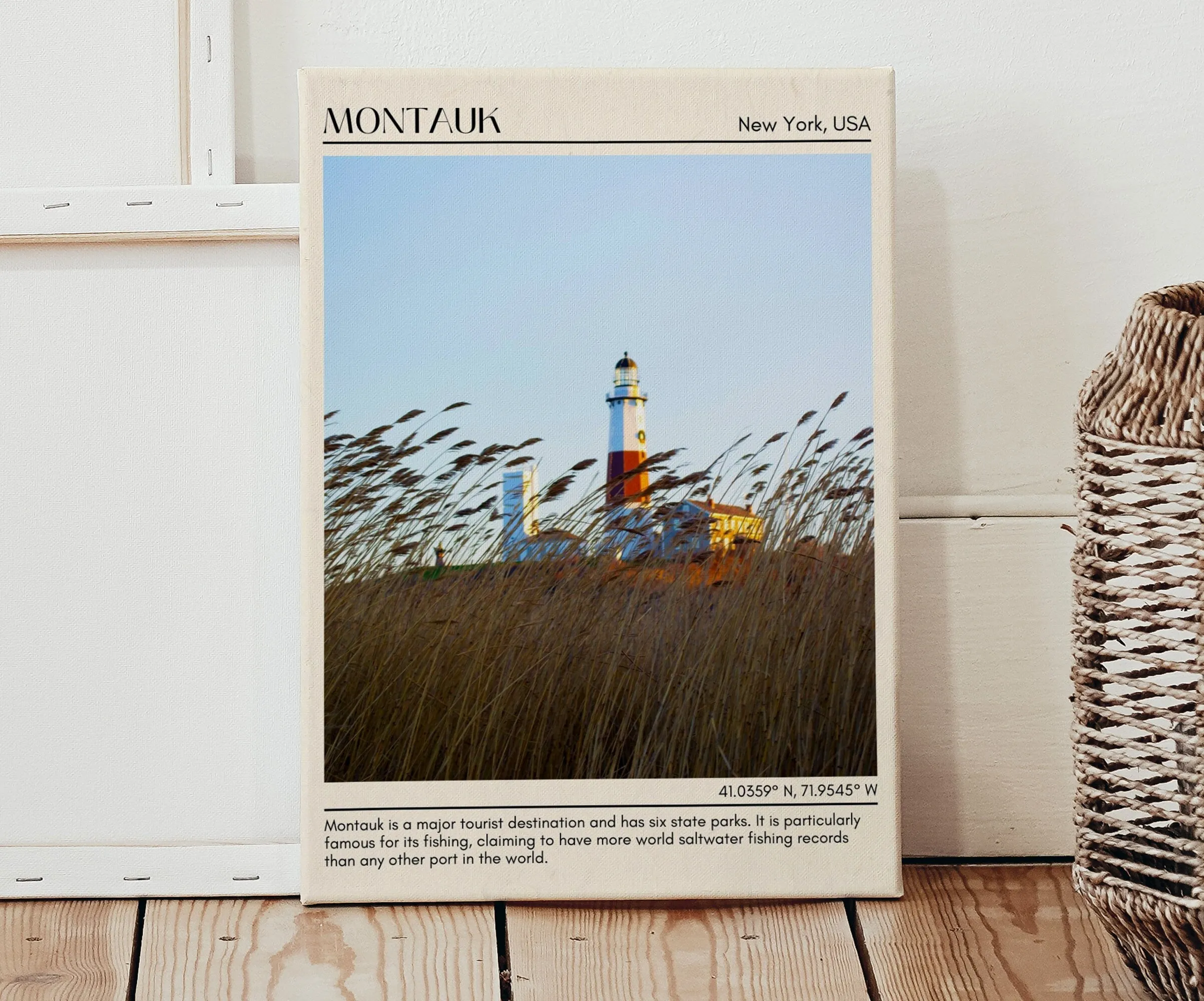 Montauk Wall Canvas, USA
